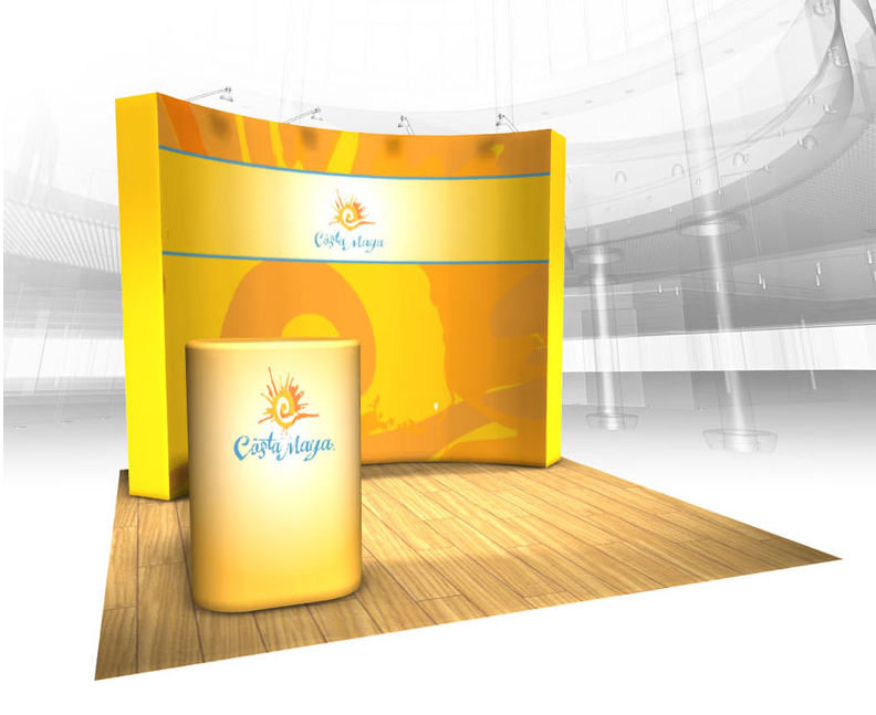 Burst Tension Fabric PopUp Display Systems 